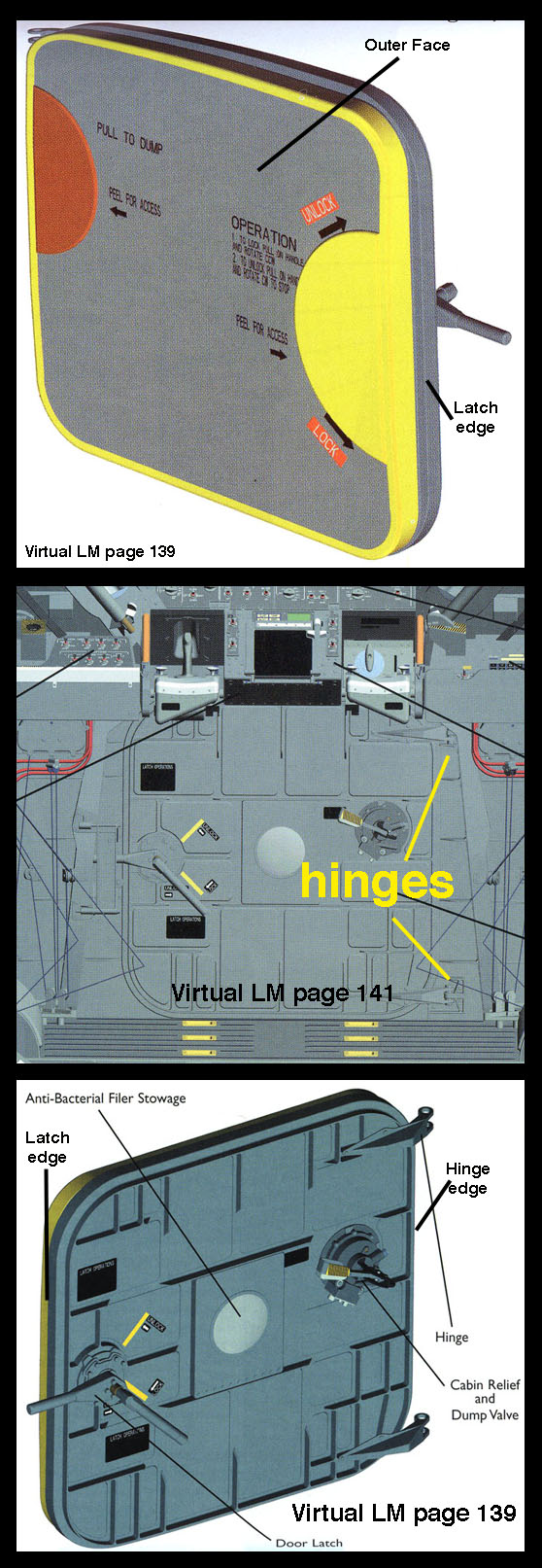 Apollo Lunar Module hatch